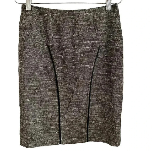 Cynthia Steffe tweed pencil skirt with back lace corset size 6 - Picture 1 of 10